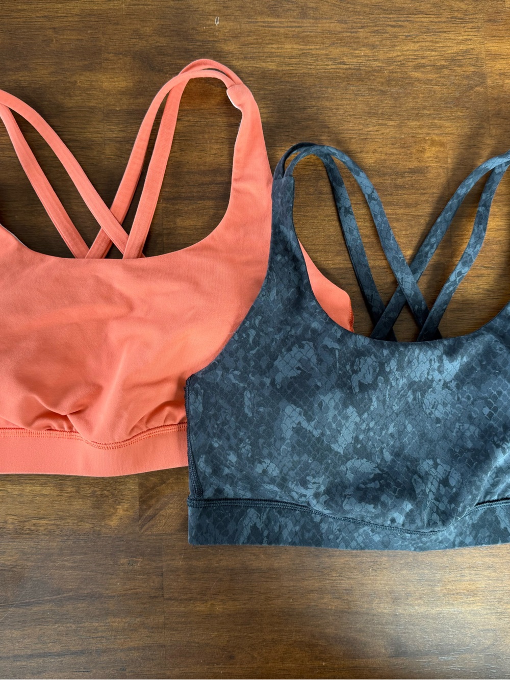 Two Lululemon Energy Bras